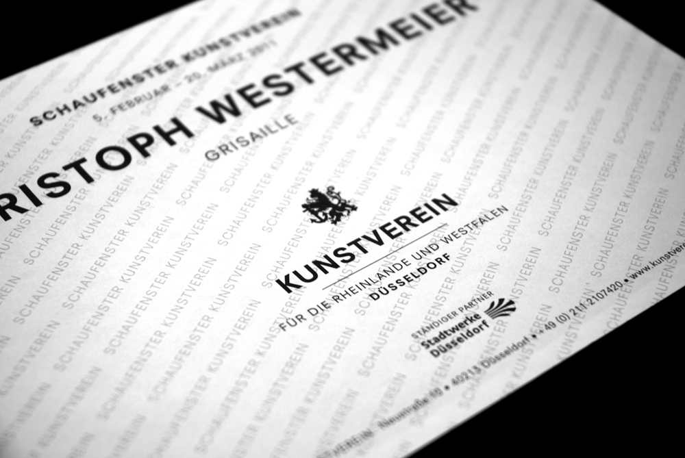 Kunstverein Düsseldorf, Various printed matter