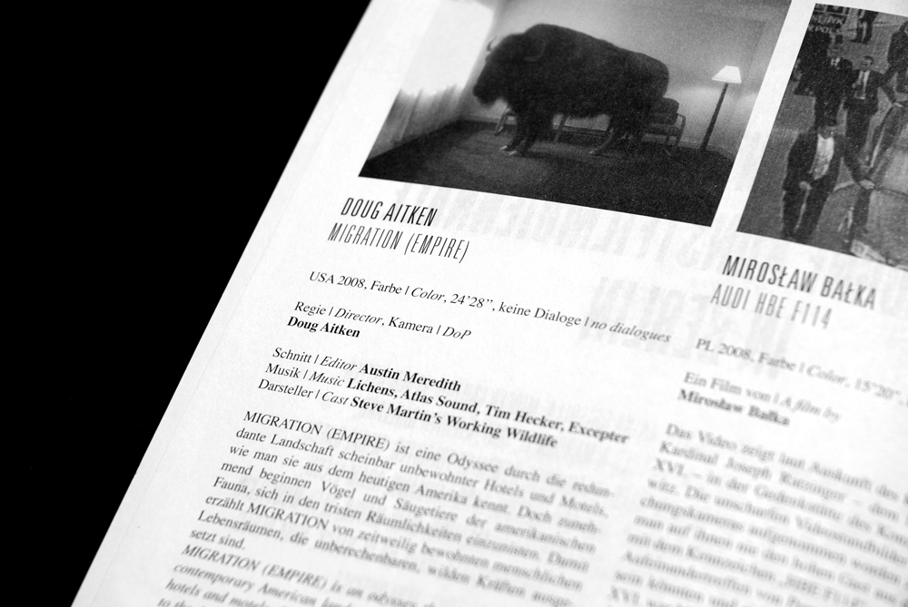 Cologne Kunstfilm-Biennale in Berlin, Booklet & Poster