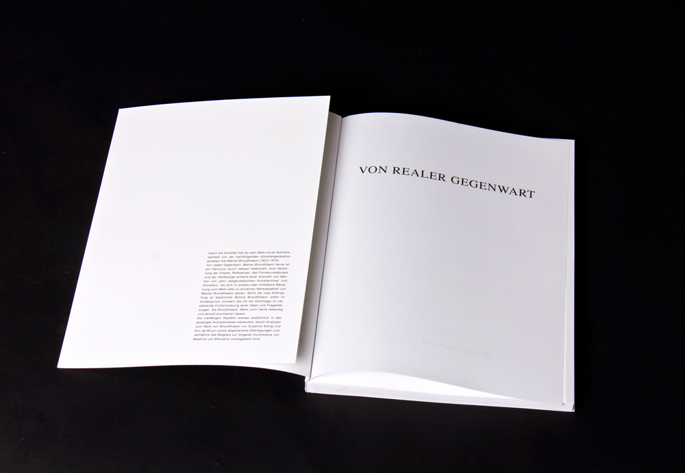 Real Precences – Marcel Broodthaers today, Book