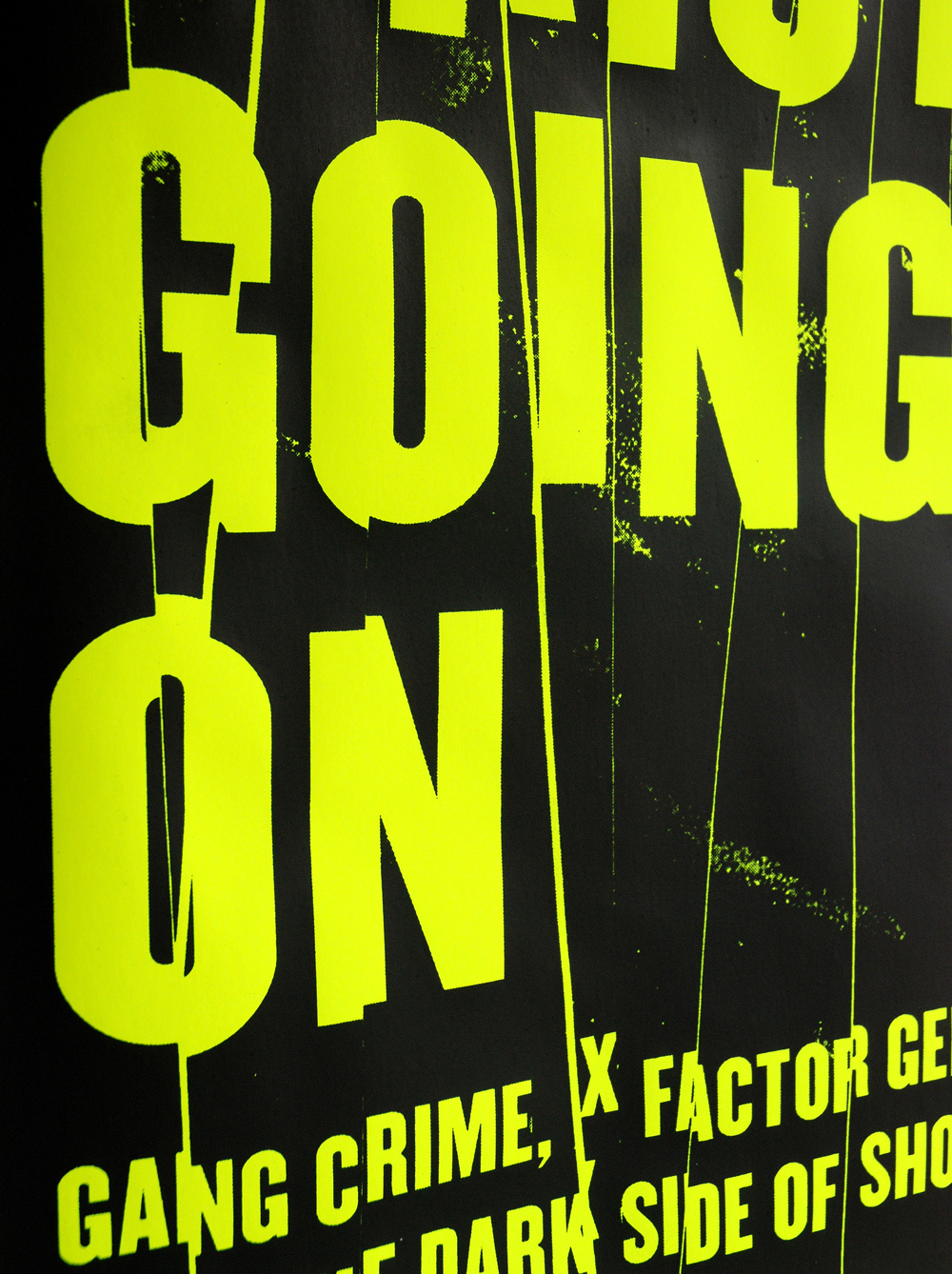 There's a riot going on, Poster