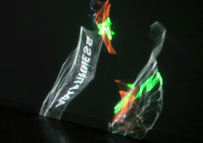 Kantico, Intermedial room staging