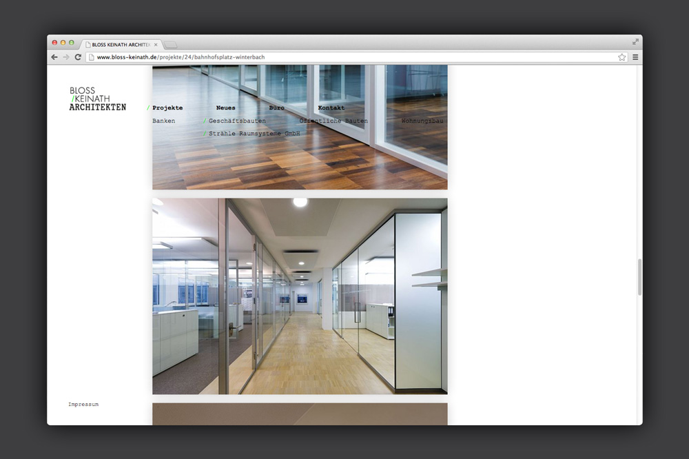 Bloss / Keinath Architekten, Corporate Identity