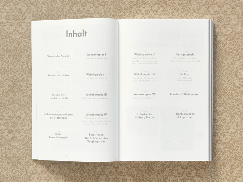 Planstadt Eisenhüttenstadt, Book