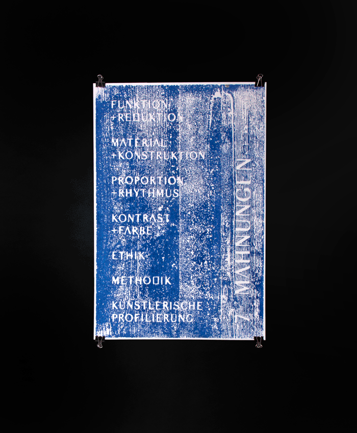 7 Mahnungen, Book & Poster