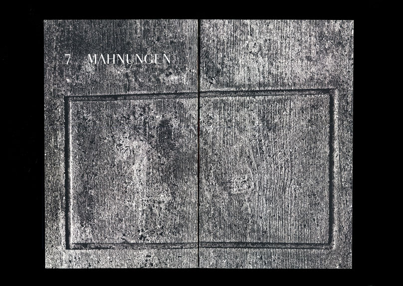 7 Mahnungen, Book & Poster